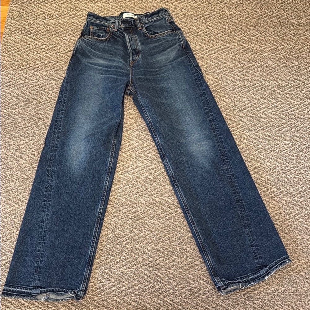 Moussy Vintage Emporia High Rise Wide Leg jeans 24